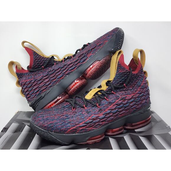 Nike LeBron 15 NEW HEIGHTS 897648-300 Size 12 WORN - Picture 1 of 8